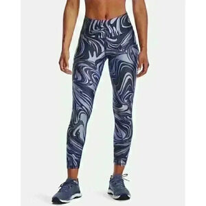Under Armour Women's 1X HeatGear Armour No-Slip Waistband Printed Ankle Leggings